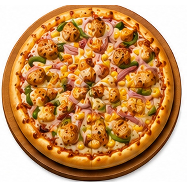 Chicken Achari Pizza